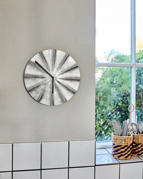 Uhr, HDShow, Silber-Finish