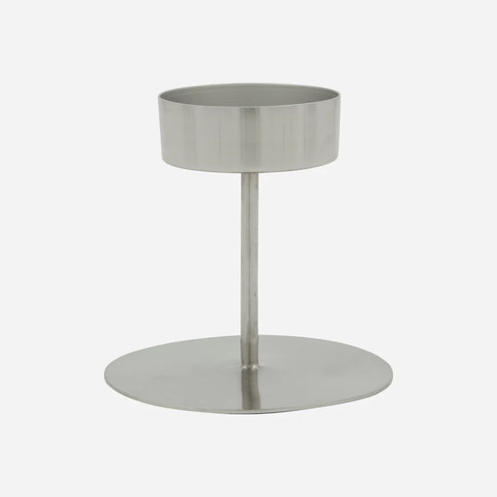 Teelichthalter, HDAnit, Silber-Finish