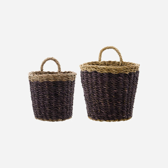 Basket, HDHere, Plum, Natural