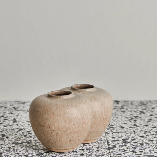 Vase, HDTino, Beige