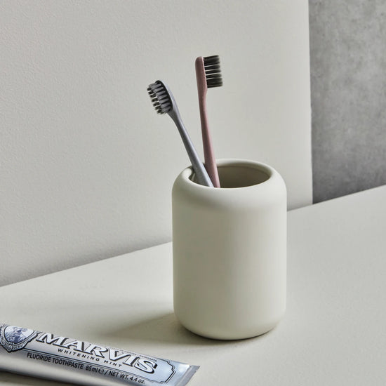 Tandbørsteholder, HDPetra, Råhvid