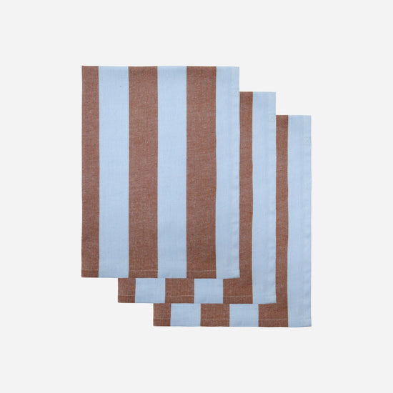 Geschirrhandtücher, HDCook, Hellblau, Braun