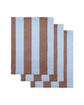 Tea towels, HDCook, Light blue, Brown