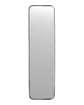 Wandspiegel, HDMirror, Gebürstetes Silber-Finish