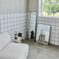 Wandspiegel, HDMirror, Gebürstetes Silber-Finish