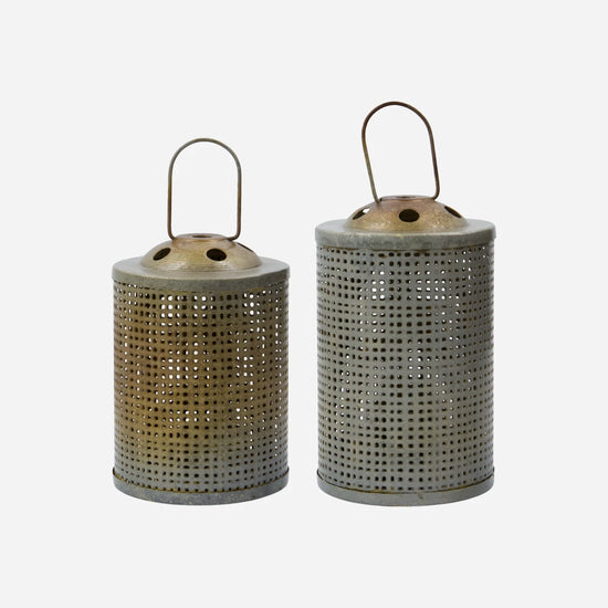 Tealight holder, HDMeta, Antique brass finish