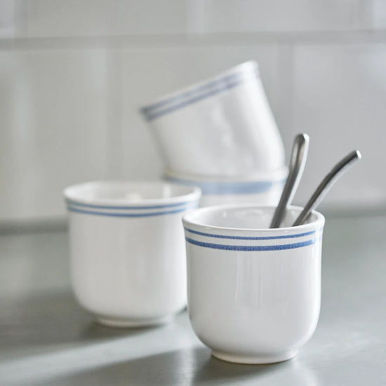 Mug, NVBistro, Blue, White