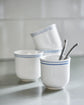 Mug, NVBistro, Blue, White