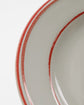 Lunch plate, NVBistro, Red, White