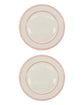 Dinner plate, NVBistro, Red, White