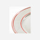 Dinner plate, NVBistro, Red, White