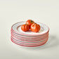 Dinner plate, NVBistro, Red, White