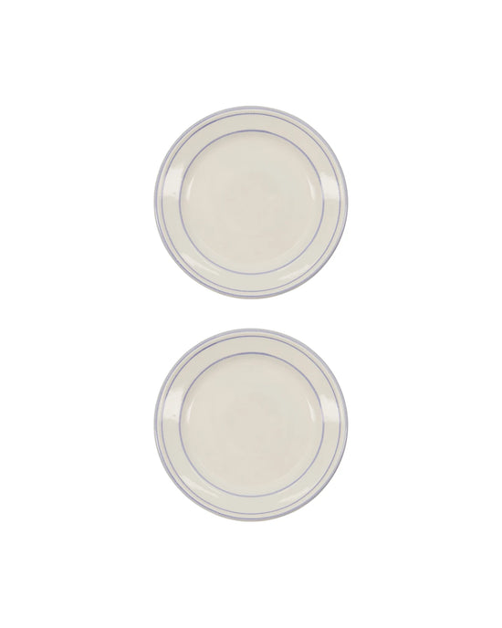 Lunch plate, NVBistro, Blue, White