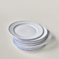 Dinner plate, NVBistro, Blue, White