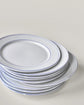 Dinner plate, NVBistro, Blue, White