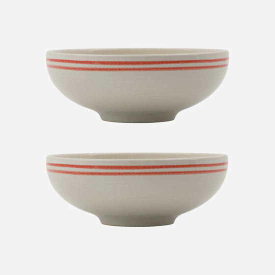 Bowl, NVBistro, Red, White