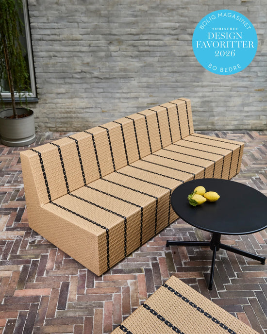 Lounge sofa, HDJass, Nature, Black