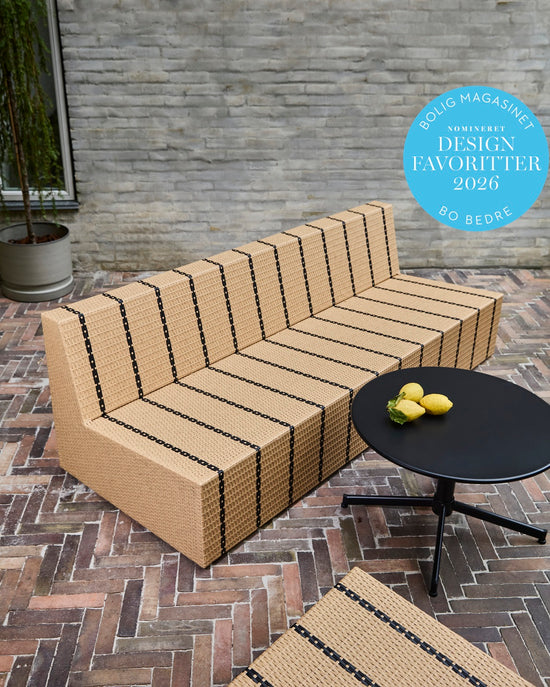 Lounge sofa, HDJass, Nature, Black