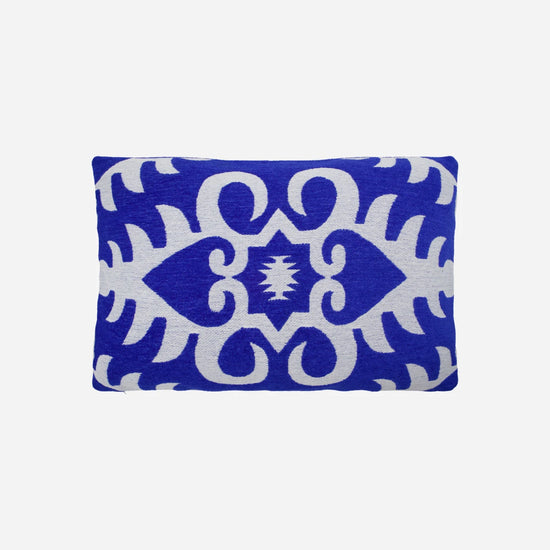Cushion cover, HDAmici, Blue, Off-white
