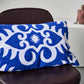 Cushion cover, HDAmici, Blue, Off-white