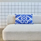 Cushion cover, HDAmici, Blue, Off-white