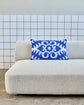 Cushion cover, HDAmici, Blue, Off-white