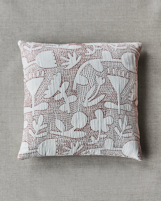 Cushion cover, HDSari, Off-white, Brown