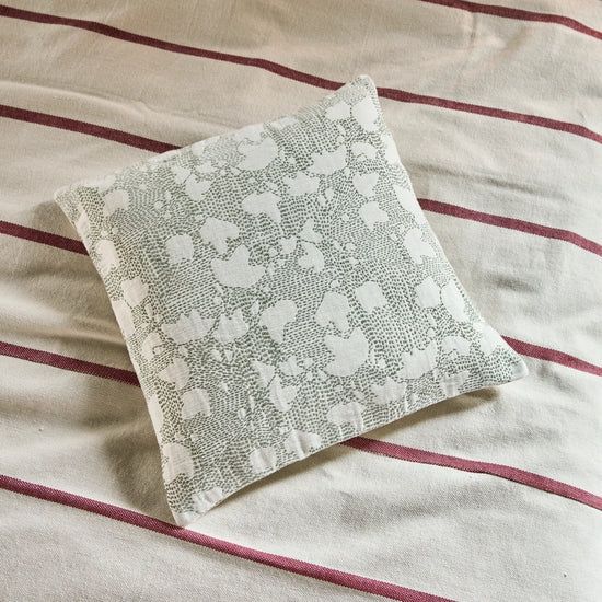 Pudebetræk, HDMori, Råhvid, Kakifarvet