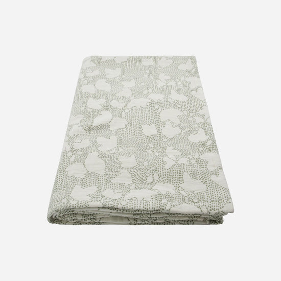 Bed throw, HDMori, Off-white, Khaki