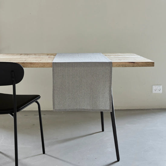 Table runner, HDBlock, Sand, Black
