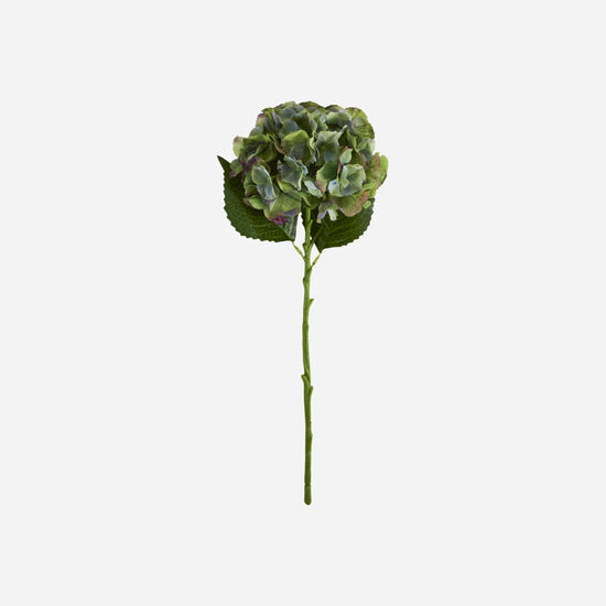 Artificial flower, HDHydrangea, Green, Blue