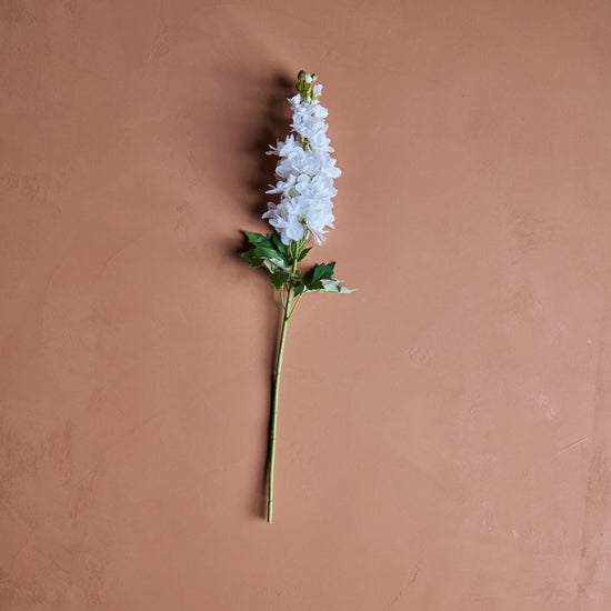 Artificial flower, HDDelphinium, White