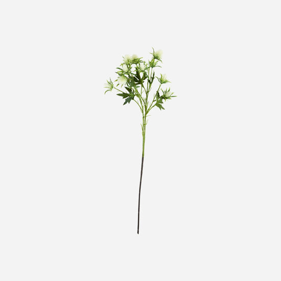 Artificial flower, HDEryngium, White