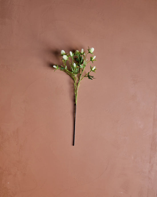Artificial flower, HDEryngium, Weiß