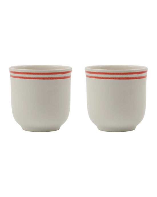 Mug, NVBistro, Red, White