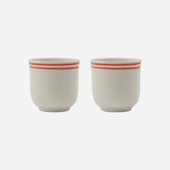 Mug, NVBistro, Red, White