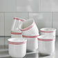 Mug, NVBistro, Red, White