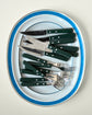 Steak knife & fork set, NVSteak, Green