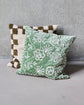 Cushion cover, HDMano, Mint green, Off-white