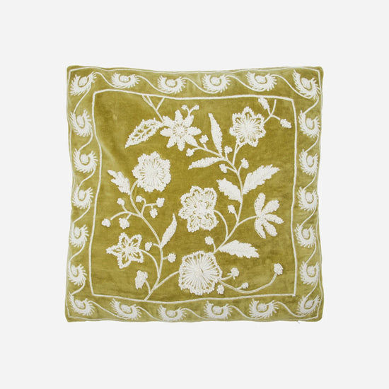 Cushion cover, HDRica, Mustard, Off-white