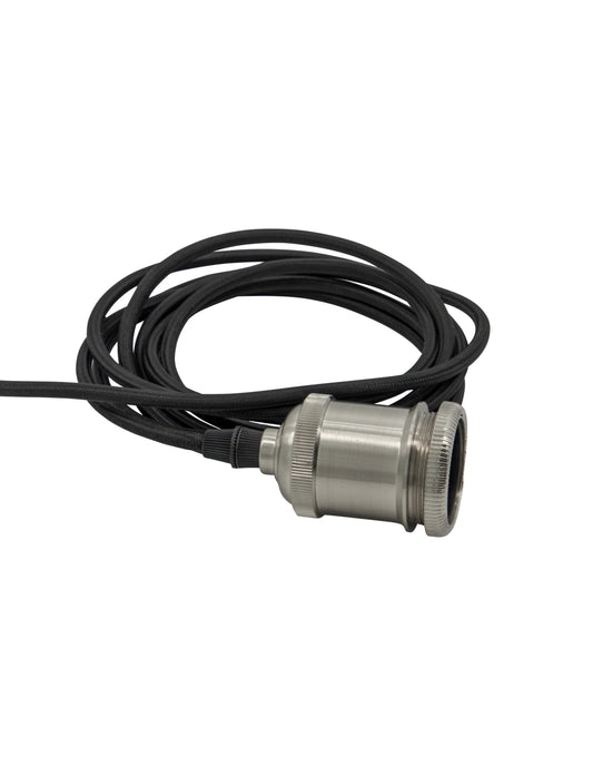 E27 Socket, HDFly, Silver finish