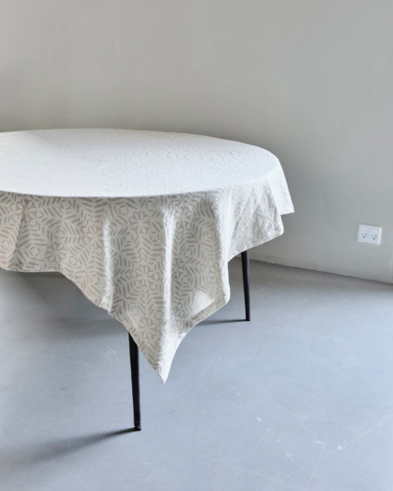 Tablecloth, HDClip, White, Grey