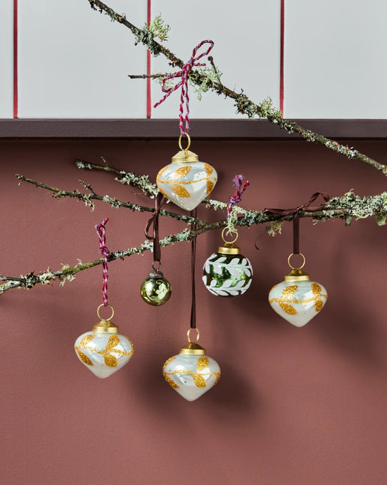 Christmas ornament, HDAmore, Light blue