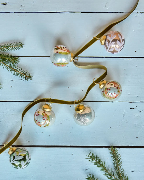 Christmas ornament, HDAntico, Light blue