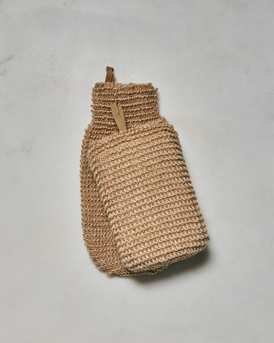 Sponge and exfoliating glove, MKJute, Nature