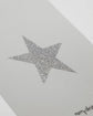Greeting card, HDGlitr, White, Silver