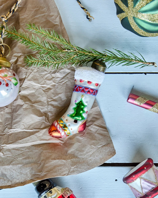 Weihnachtsschmuck, HDStok, Weiß, Rot
