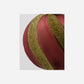 Christmas ornament, HDSwirl, Dusty red