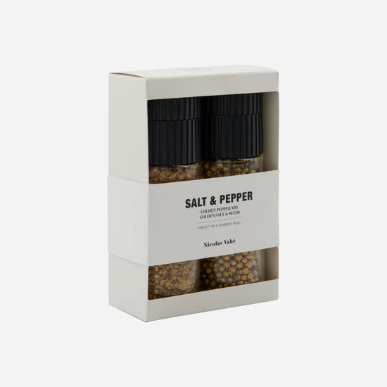 Gift box, Golden salt & seeds + pepper mix, 86|73 g|g