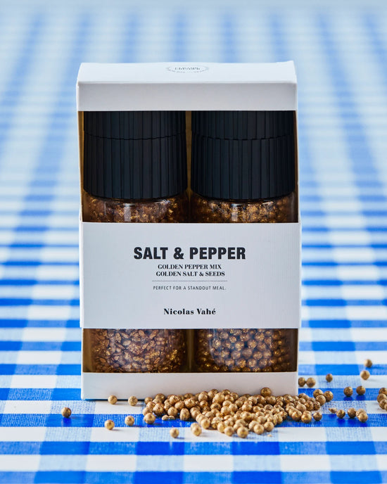 Gift box, Golden salt & seeds + pepper mix, 86|73 g|g